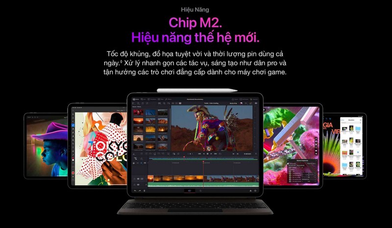 iPad Pro M2 hiệu năng tuyệt vời